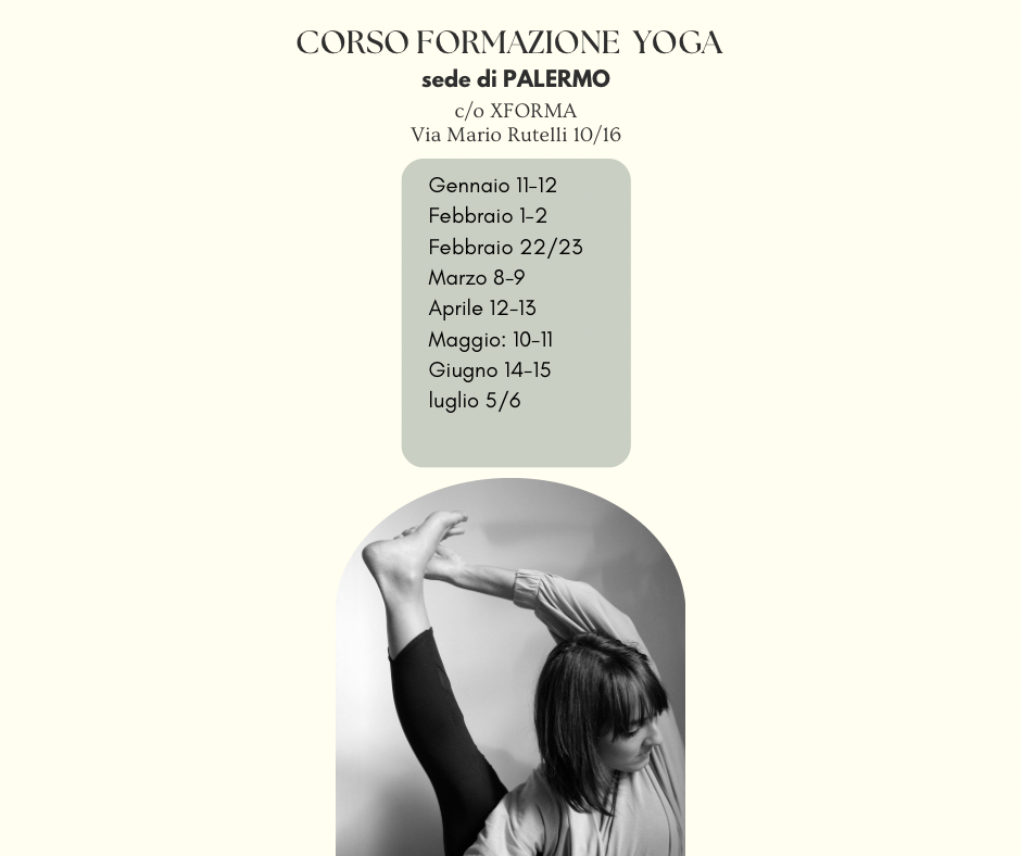 FORMAZIONE INSEGNANTI YOGA E AYURVEDA PALERMO